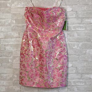 *Designer* Lilly Pulitzer Raya Metallic Dress